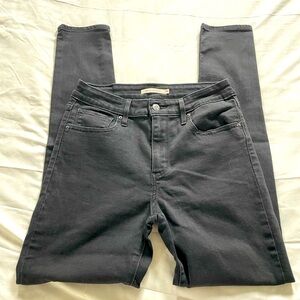 Levi’s 721 High Rise Skinny Black Jeans